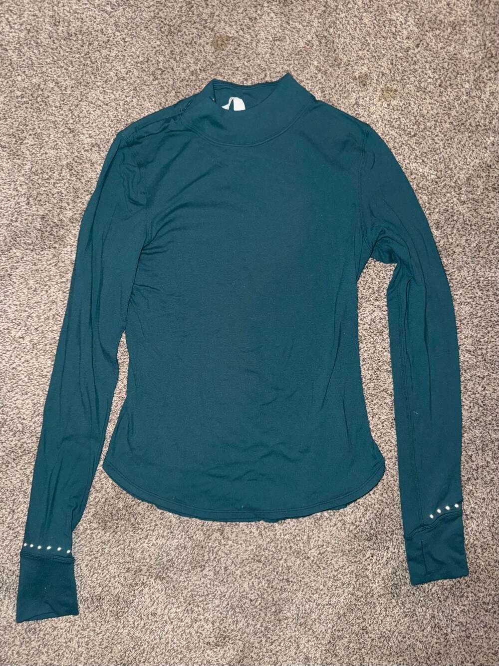 Lululemon Mock Neck Long Sleeve Running Shirt Size 4